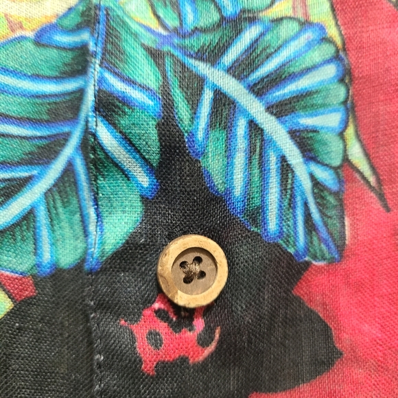 Robert Graham Havana Classic Fit Button-Down Shirt 3XL LINEN TROPICAL - Picture 8 of 12